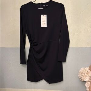 Zara dark navy mini Dress